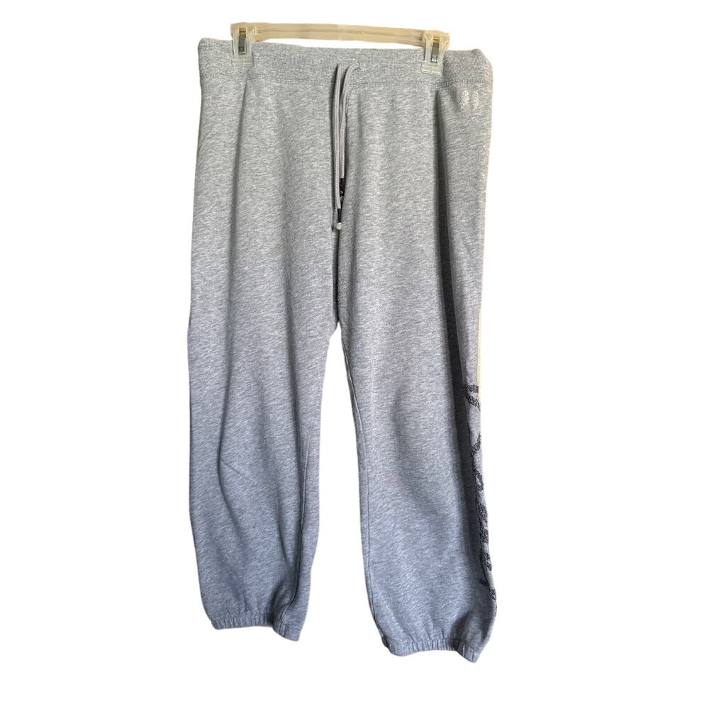 Victoria's Secret Gray Sequin Sweatpants Size Medium